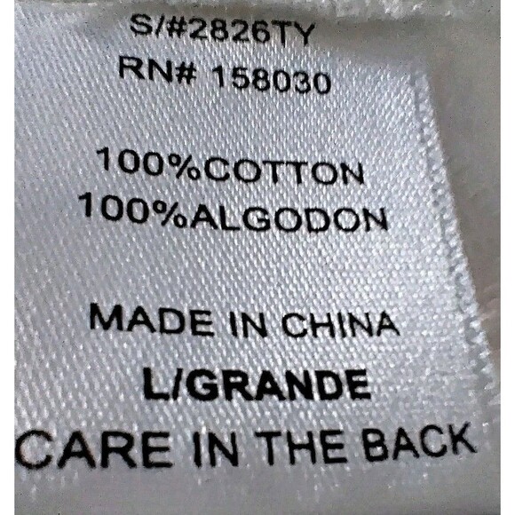 Love Tree White Eyelet Short Bubble Sleeve Crop‎ Top Blouse Womens Size Large - Picture 5 of 6